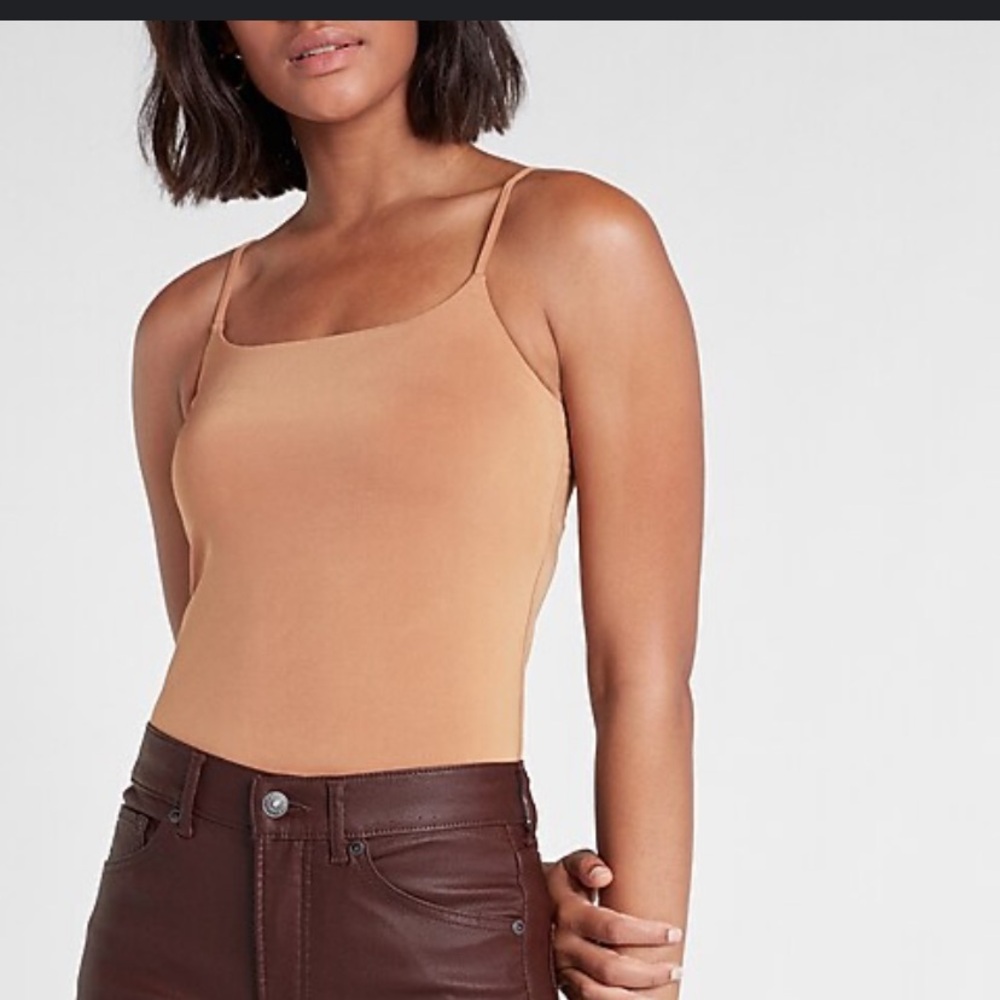 NWOT Express Body Contour Tan/Nude Camisole Small